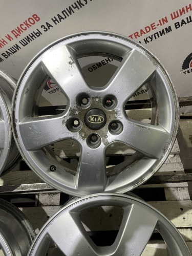 Литые диски Kia R16 5x114.3 ЕТ45 6.5J Ц.о.67.1